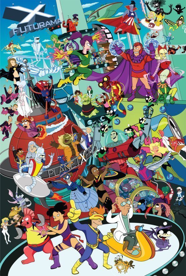futurama_as_x-men_by_gottabecarl