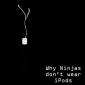 ninjas dont wear ipods