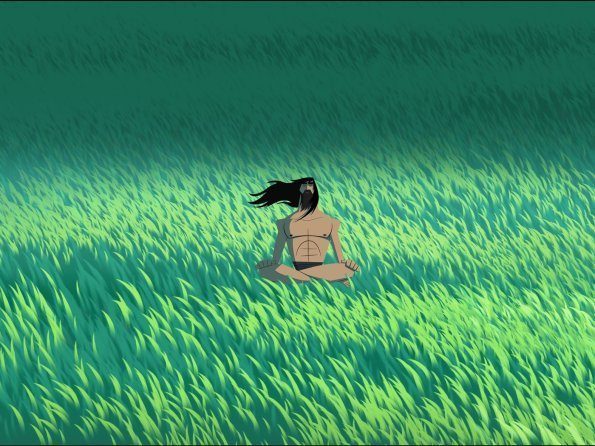 SamuraiJack_Grass_Meditation
