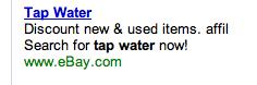 tapwater